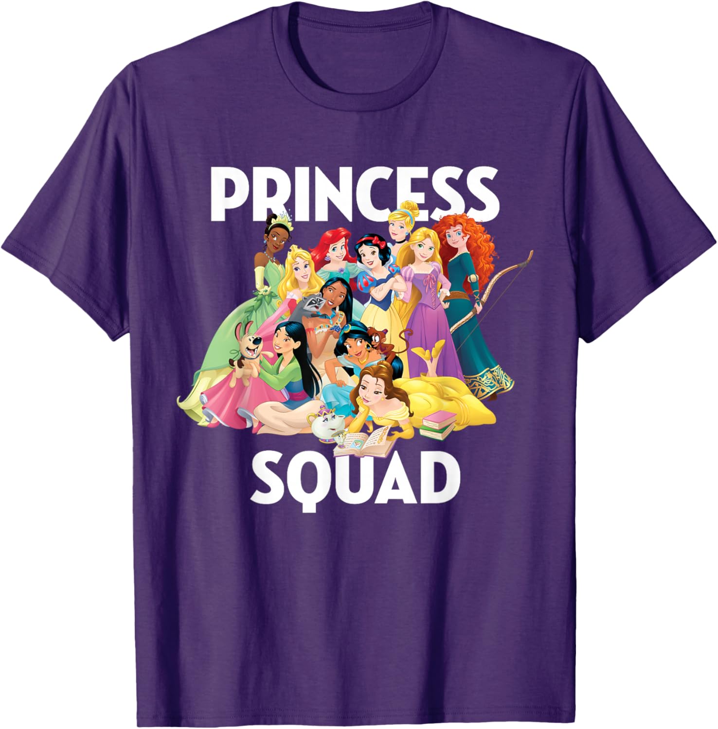 Disney Princess Squad T-Shirt for Kids Stylish Fun Apparel - 8