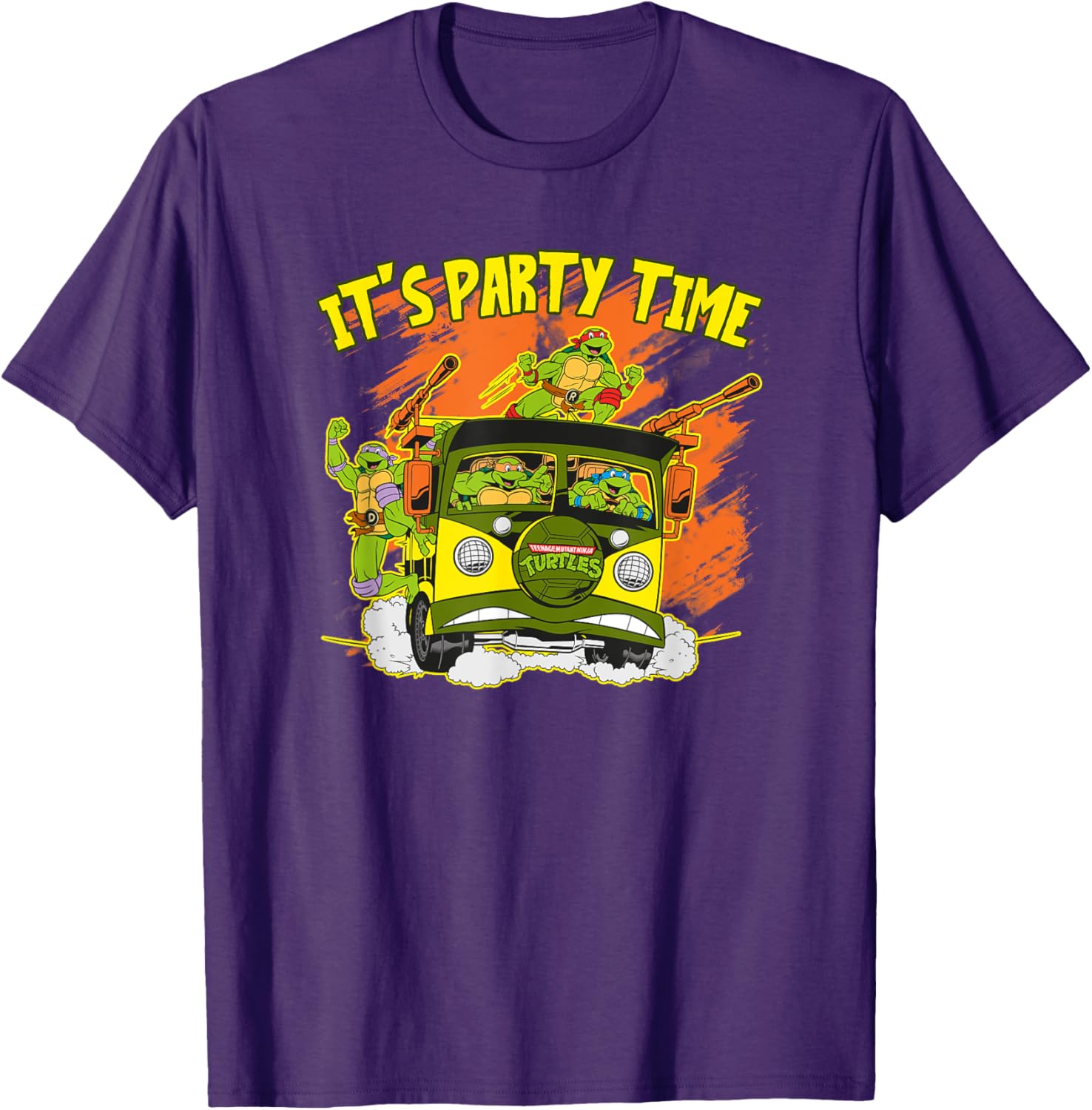 Mademark Teenage Mutant Ninja Turtles Party Time T-Shirt for Kids - 7