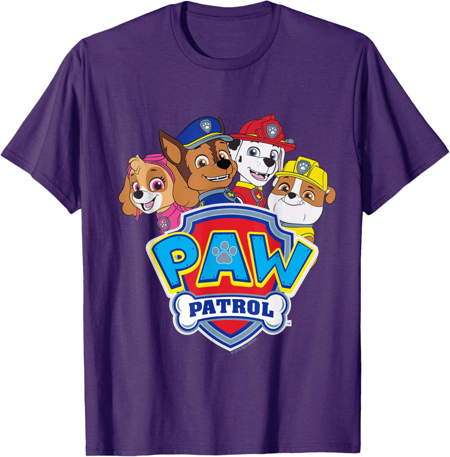 Paw Patrol Logo Group T-Shirt for Kids - Fun and Stylish Apparel - 2
