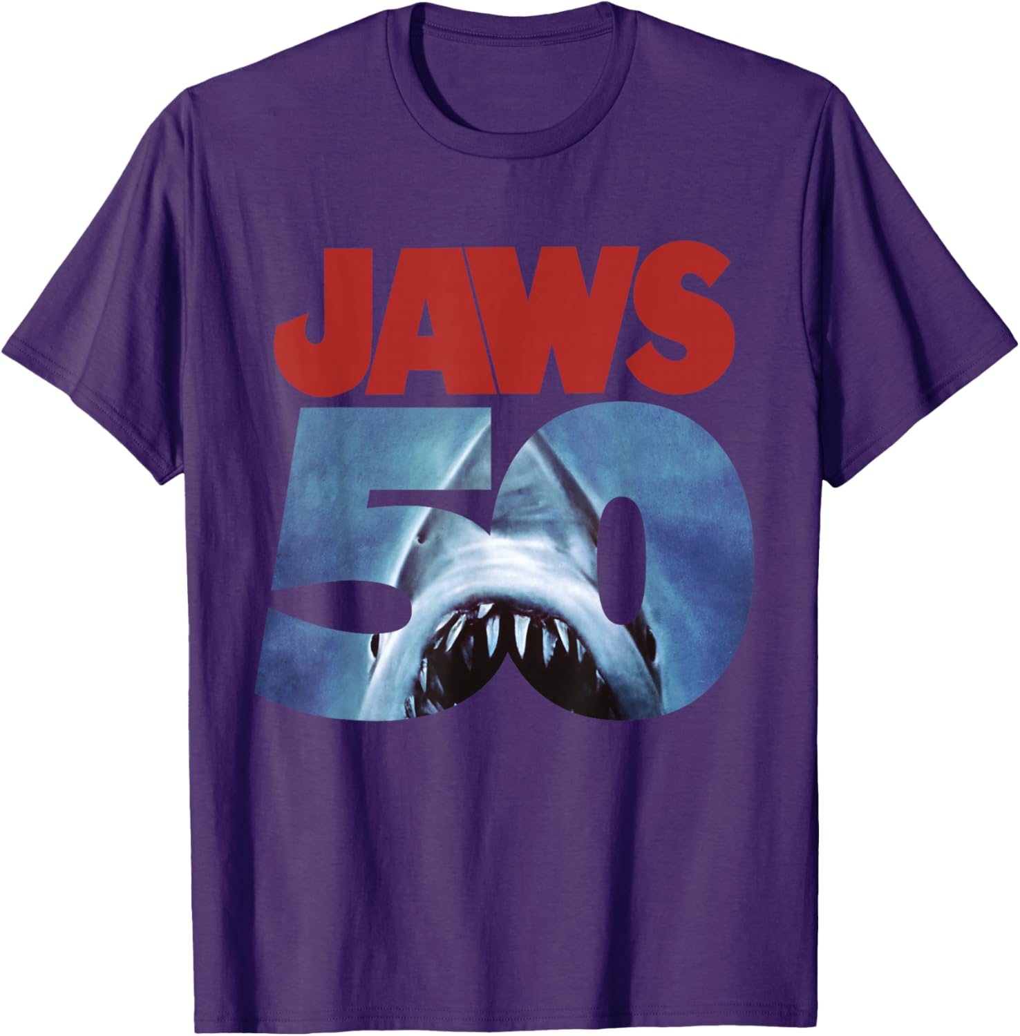 Jaws 50th Anniversary Front and Back T-Shirt for Movie Fans and Collectors - 17