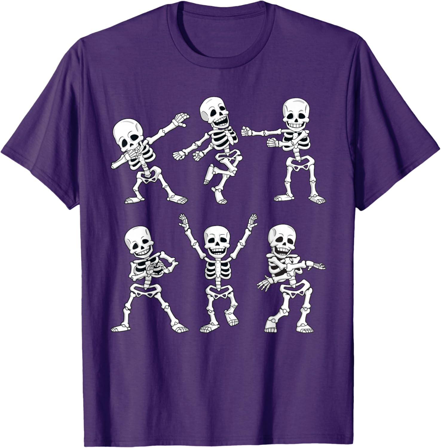 Dancing Skeletons Halloween T-Shirt for Boys and Girls Fun Dance Challenge - 8