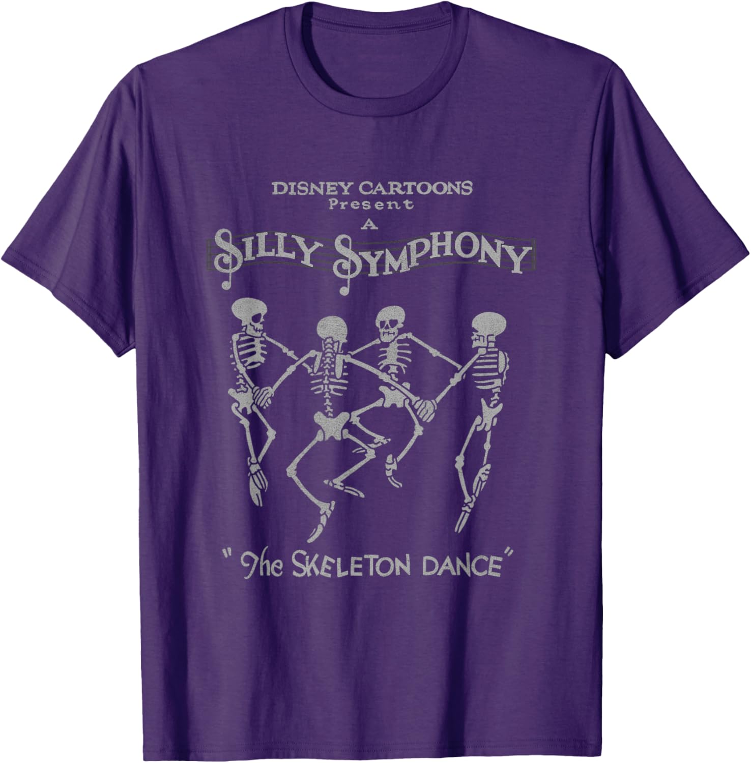 Disney Silly Symphonies Skeleton Dance Vintage Logo T-Shirt for Fans - 7