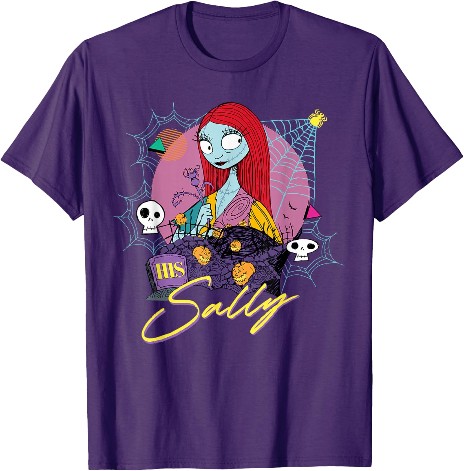 Disney The Nightmare Before Christmas Matching His Sally T-Shirt for Couples - 24