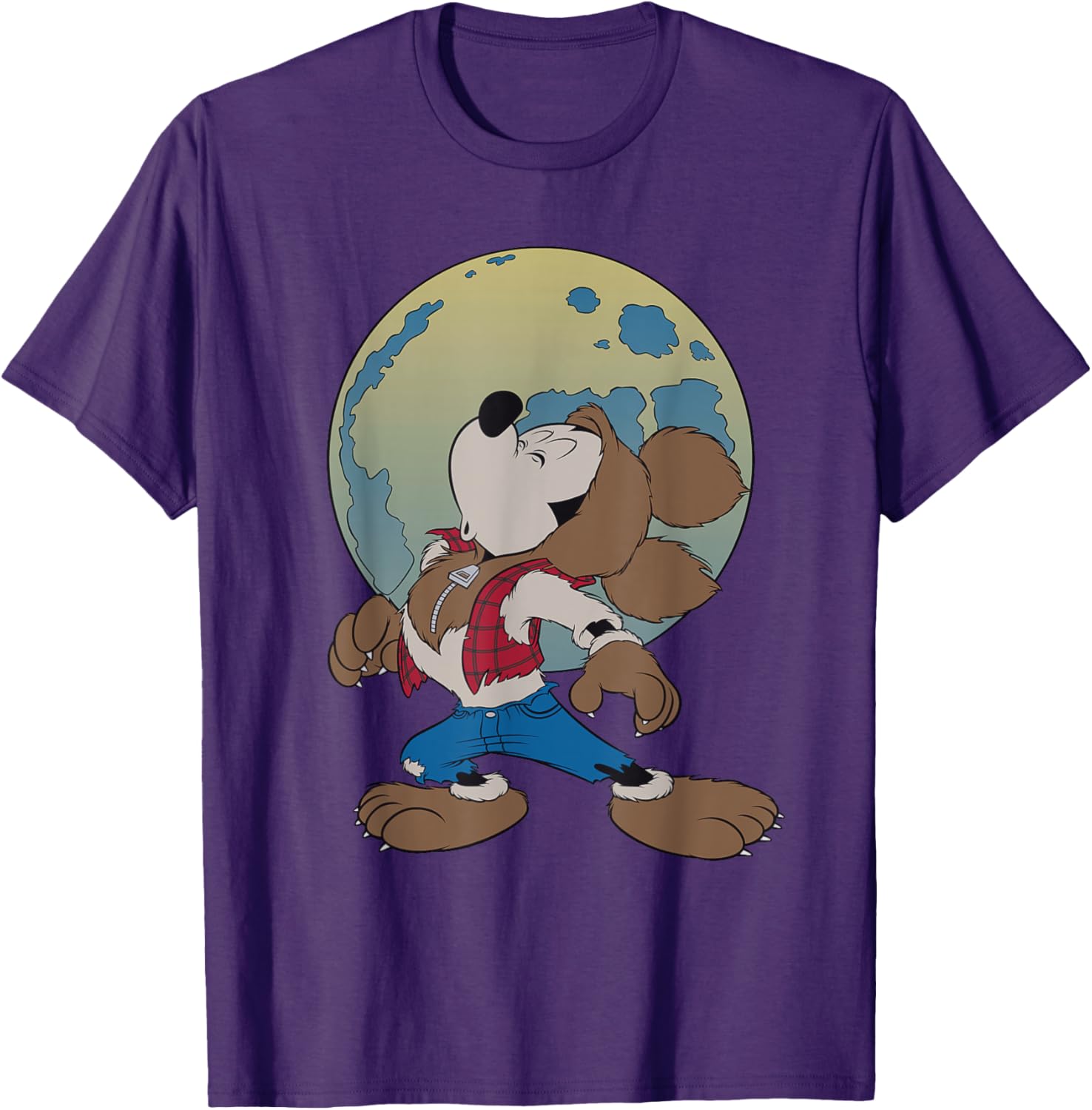 Mickey Mouse Werewolf Halloween Costume T-Shirt for Fun Celebrations - 2