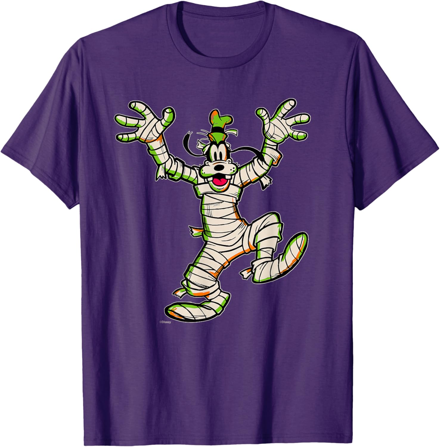 Disney 100 Goofy Mummy Halloween T-Shirt for Fun Costume Celebrations - 24