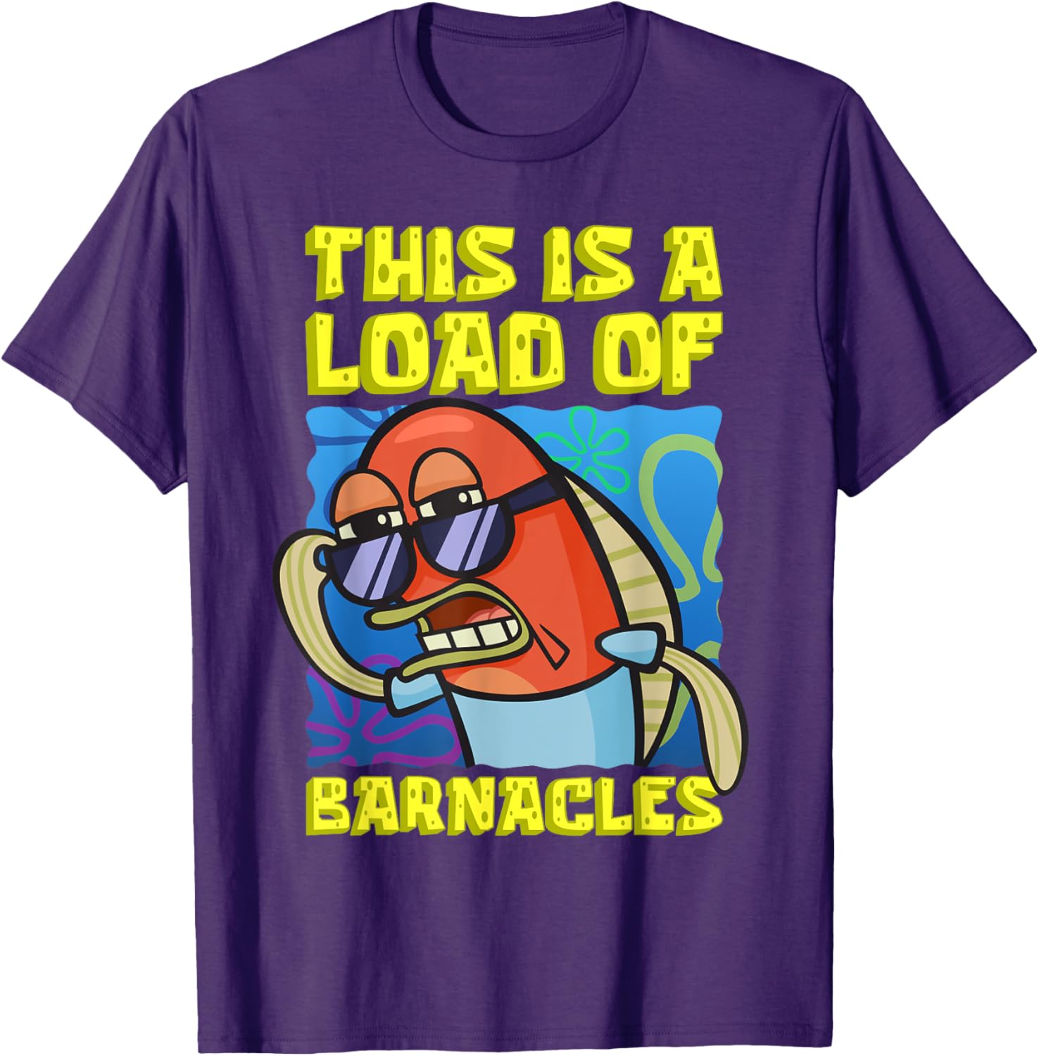 Funny SpongeBob Barnacles T-Shirt - Mademark x SpongeBob Apparel - 9