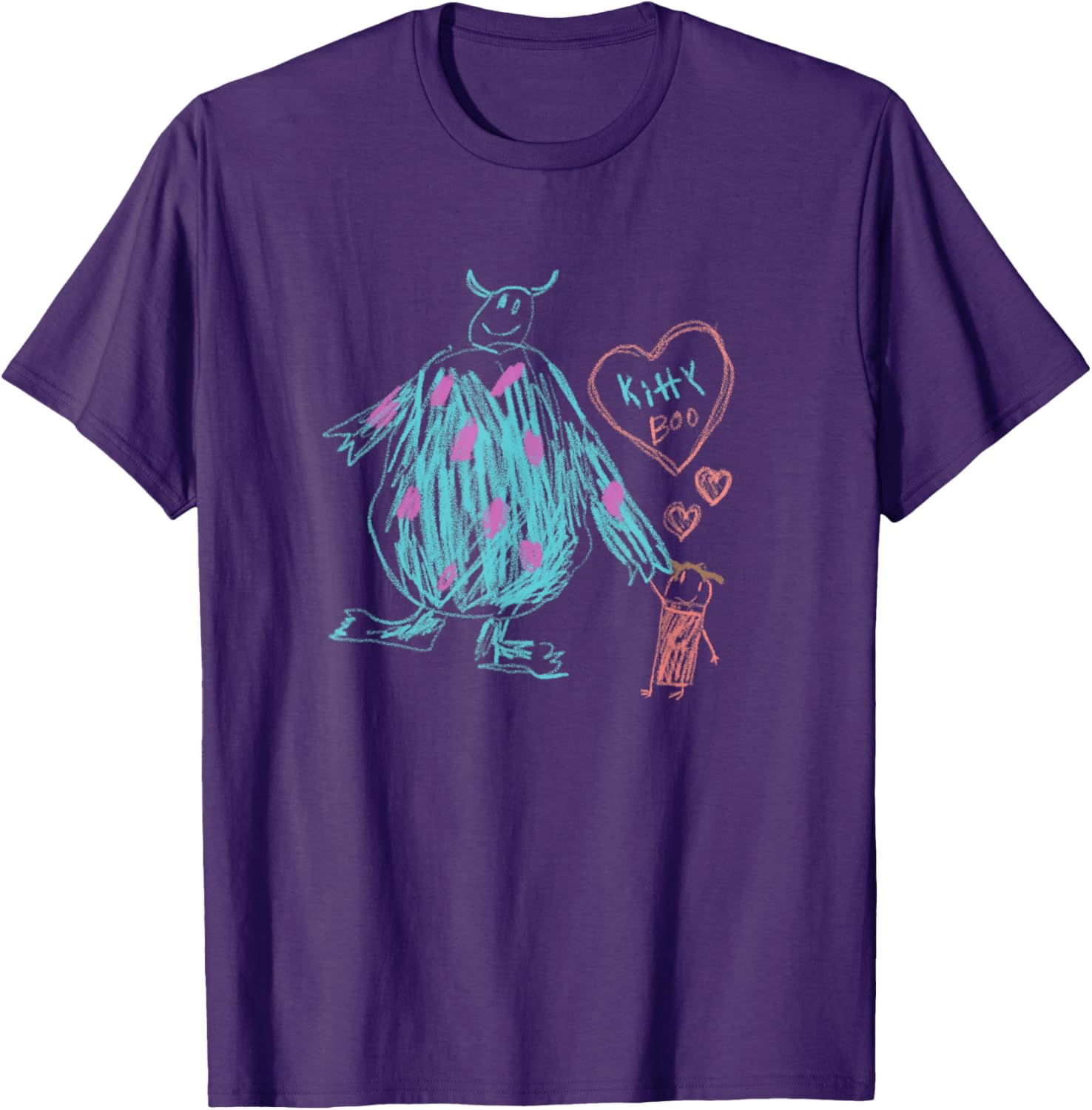 Monsters Inc Sulley Kitty and Boo T-Shirt for Kids and Fans - 3