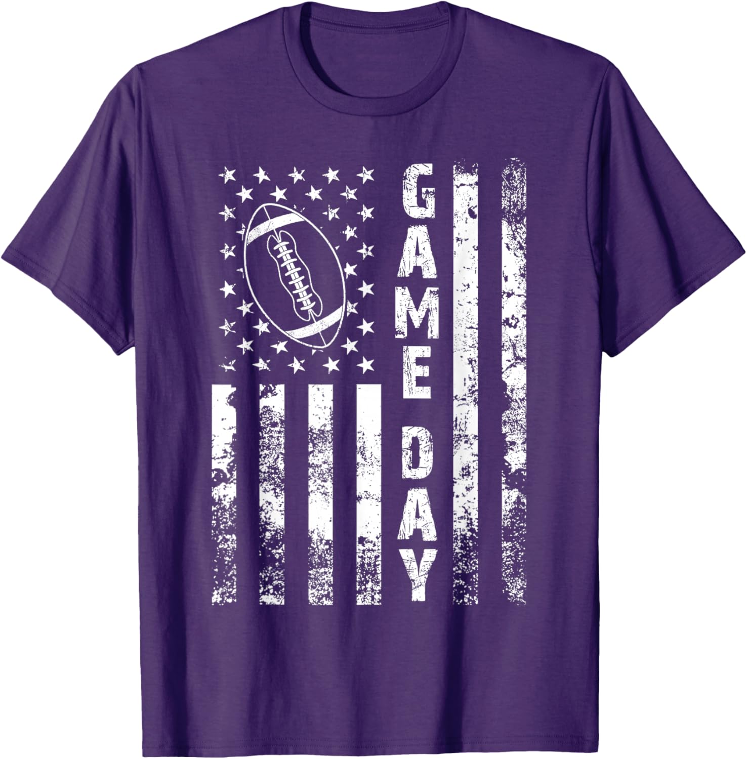 Game Day Flag American Football T-Shirt for Loving Moms and Dads - 14