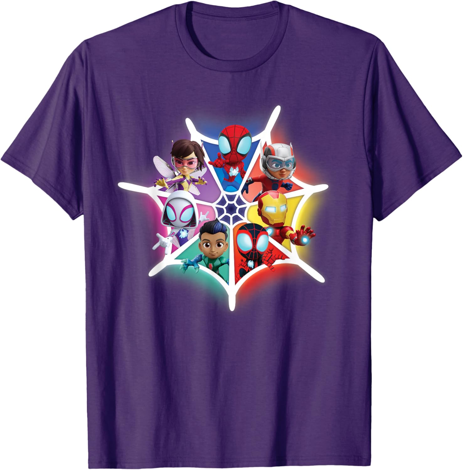 Marvel Spidey and Friends Avengers Team-Up T-Shirt for Kids and Adults - 13