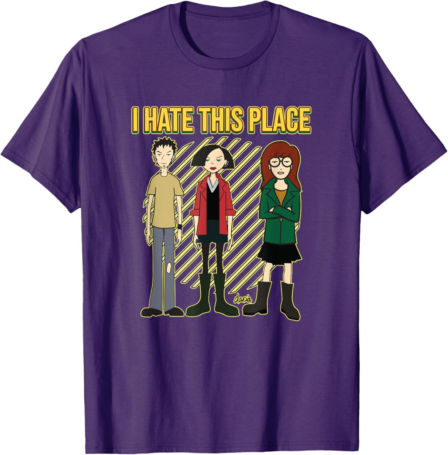 Mademark x Daria I Hate This Place T-Shirt for Stylish Comfort - 13