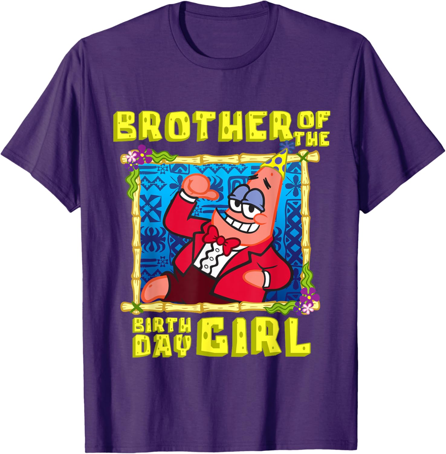 Mademark SpongeBob SquarePants Birthday Boy T-Shirt with Patrick Design - 20