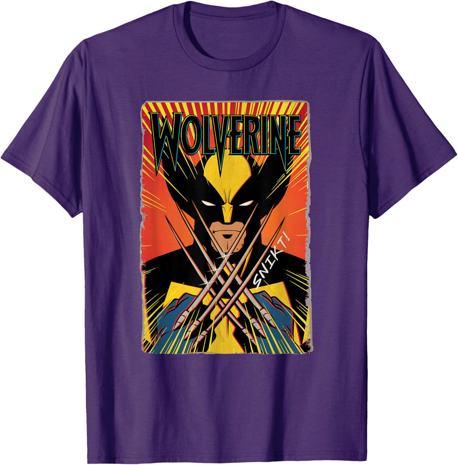 Vintage X-Men 97 Wolverine Claws Snikt T-Shirt for Marvel Fans - 9