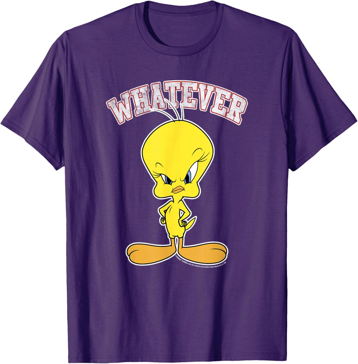 Looney Tunes Tweety Mad Face T-Shirt for Fun Casual Wear - 11