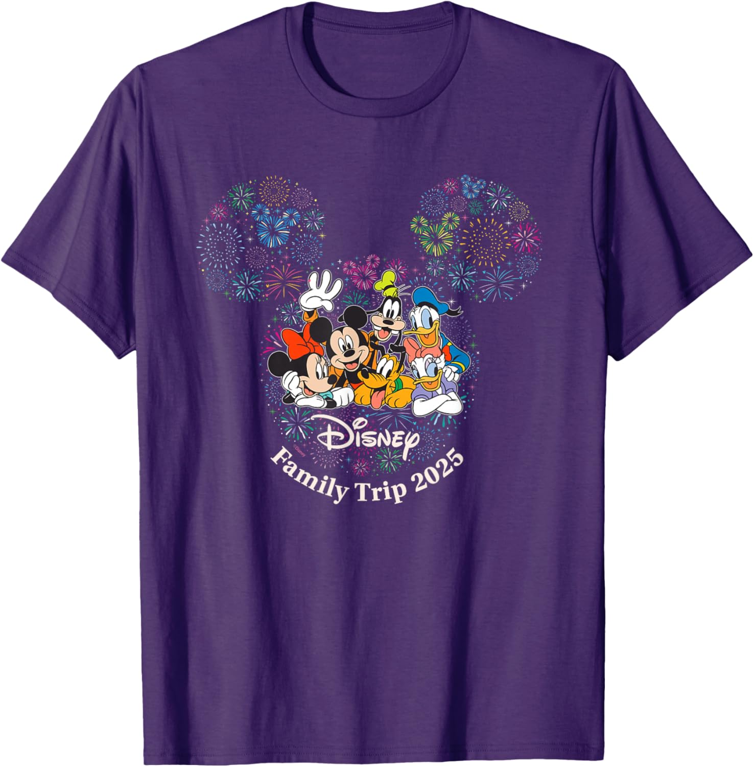 Disney Mickey & Friends Fireworks Vacation Family T-Shirt 2025 - 17