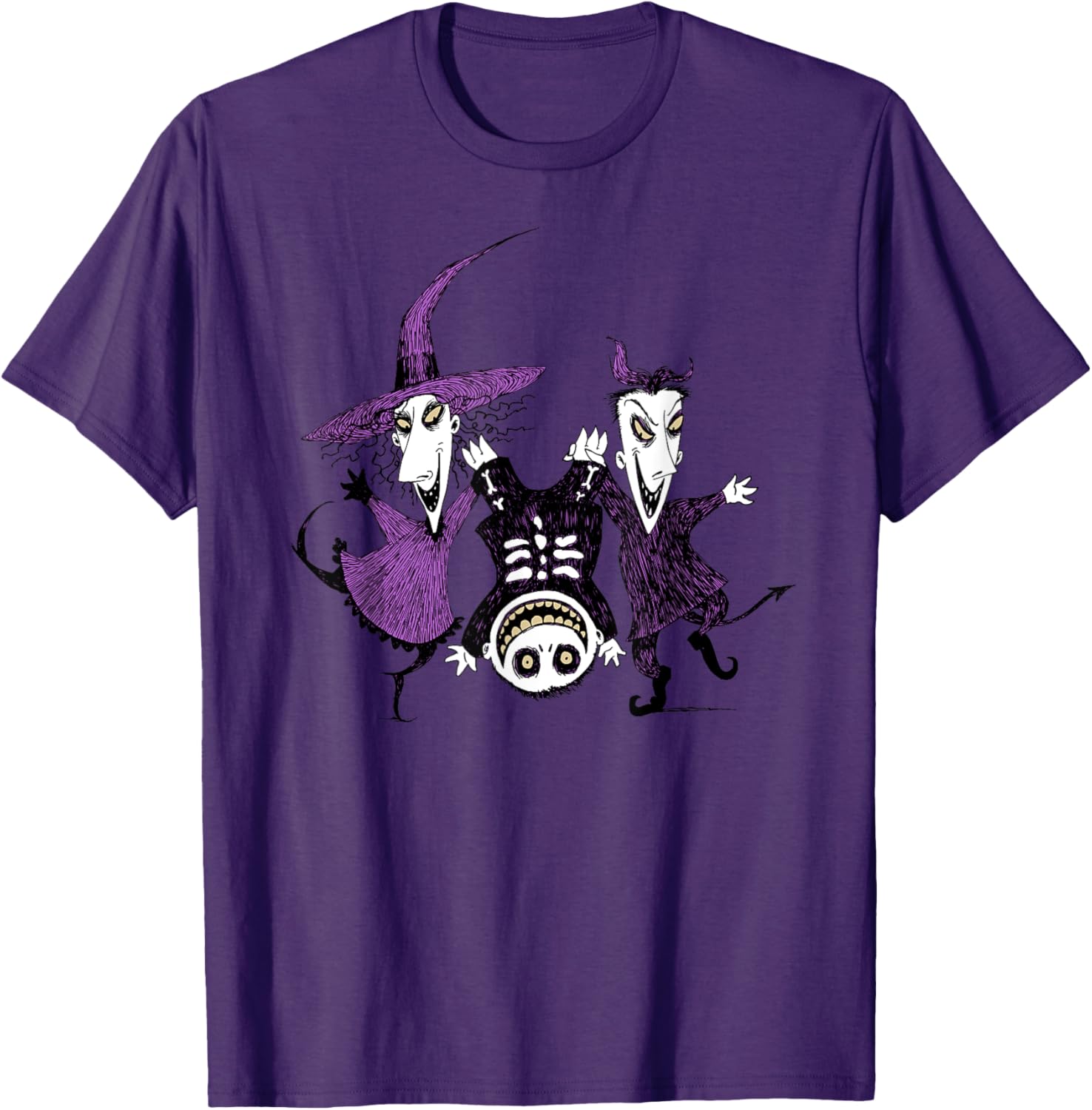 Disney Halloween Nightmare Before Christmas Trick or Treat T-Shirt for Fun - 4
