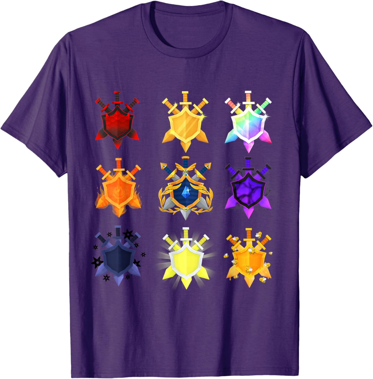Treasure Quest Emblems T-Shirt for Adventure Lovers and Gamers - 3