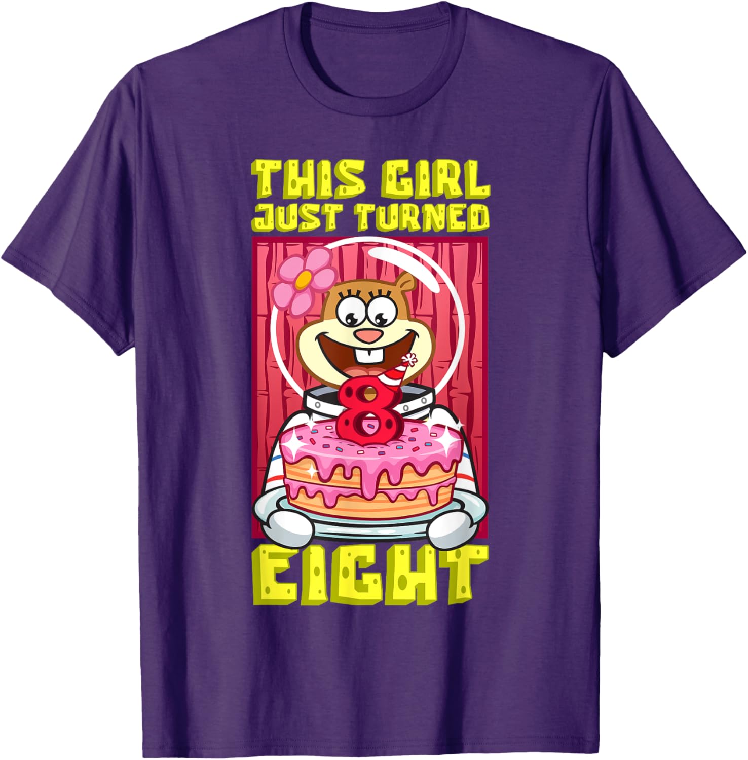 Mademark x SpongeBob SquarePants Sandy 8th Birthday Fun T-Shirt - 1