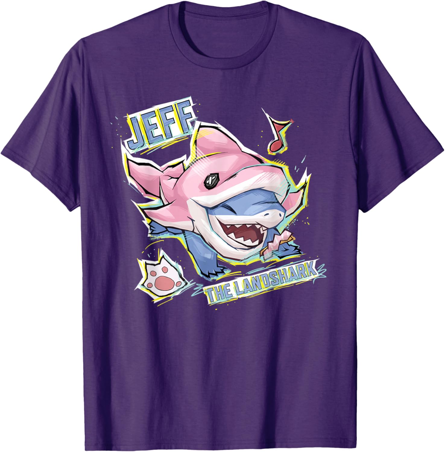 Marvel Rivals PVP Jeff the Land Shark Dolphin Skin T-Shirt for Fans - 12