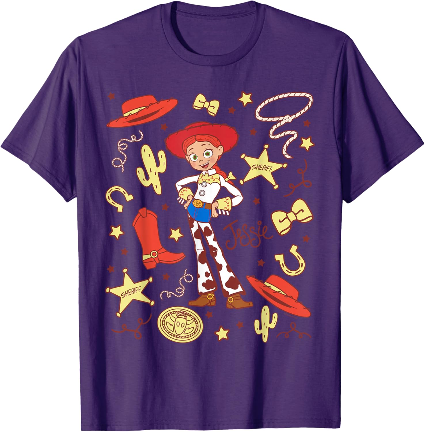 Toy Story Jessie Cowgirl Western Spirit T-Shirt for Kids and Adults - 9