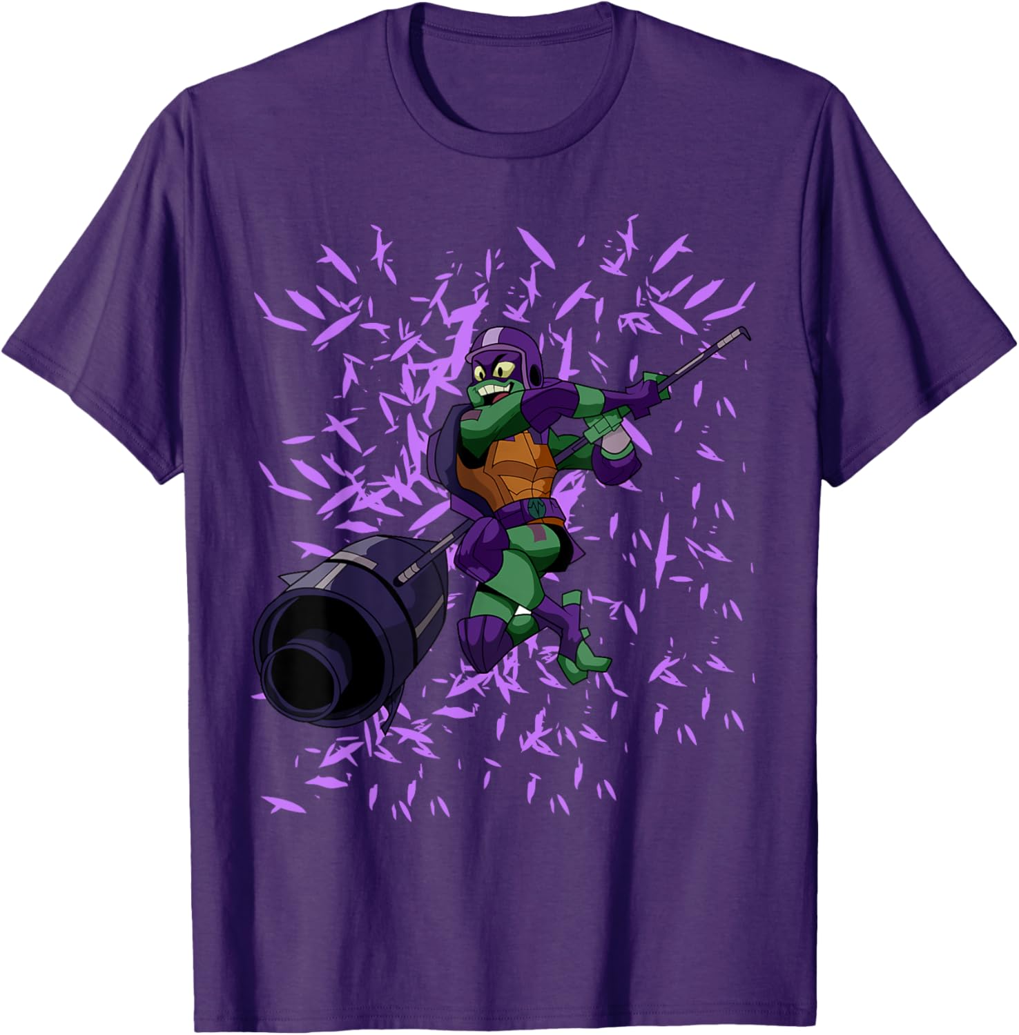 Mademark Teenage Mutant Ninja Turtles Donatello Flying Attack T-Shirt - 22