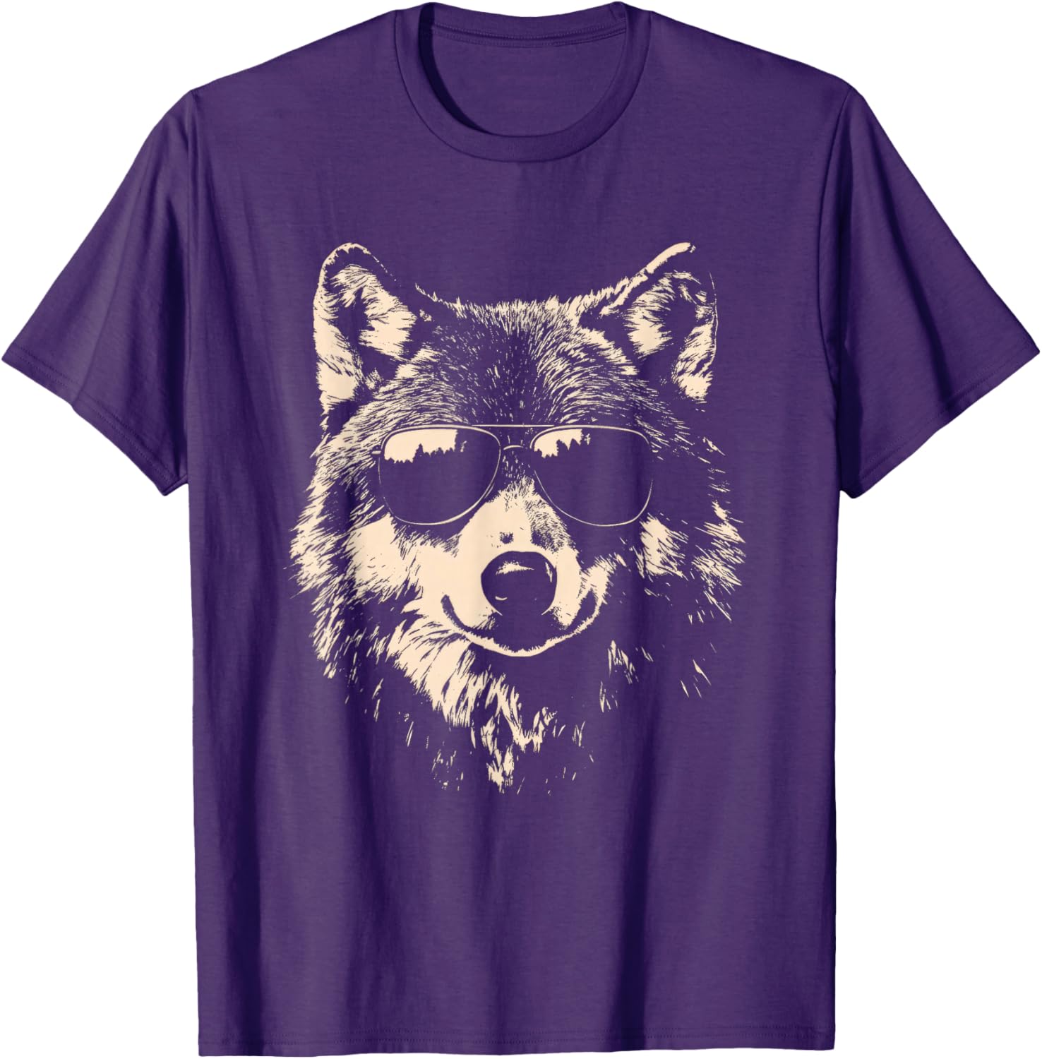 Funny Wolf Rock and Roll T-Shirt for Music Lovers and Wolf Fans - 9
