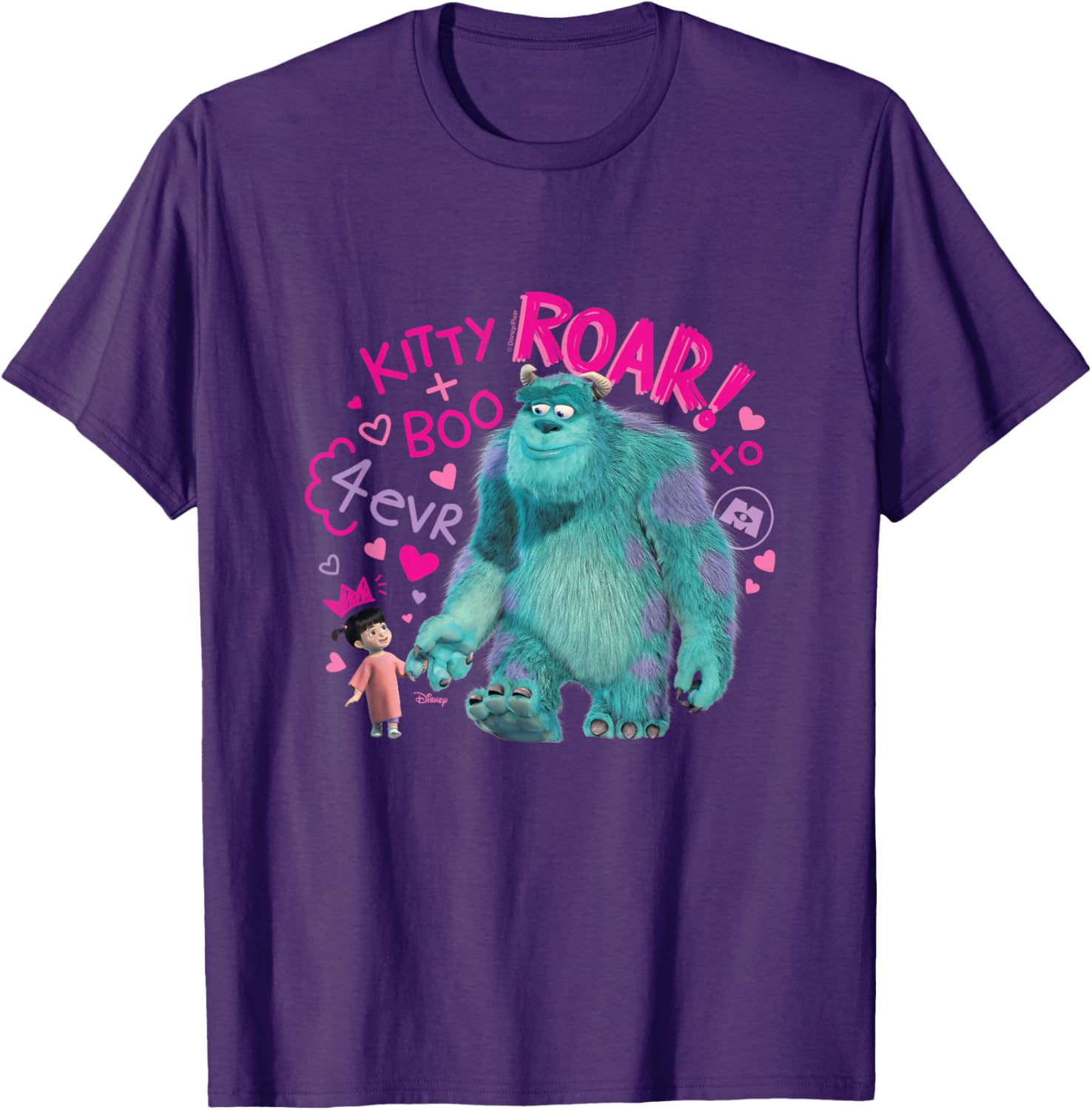 Monsters Inc Kitty and Boo Forever T-Shirt for Kids and Adults - 5