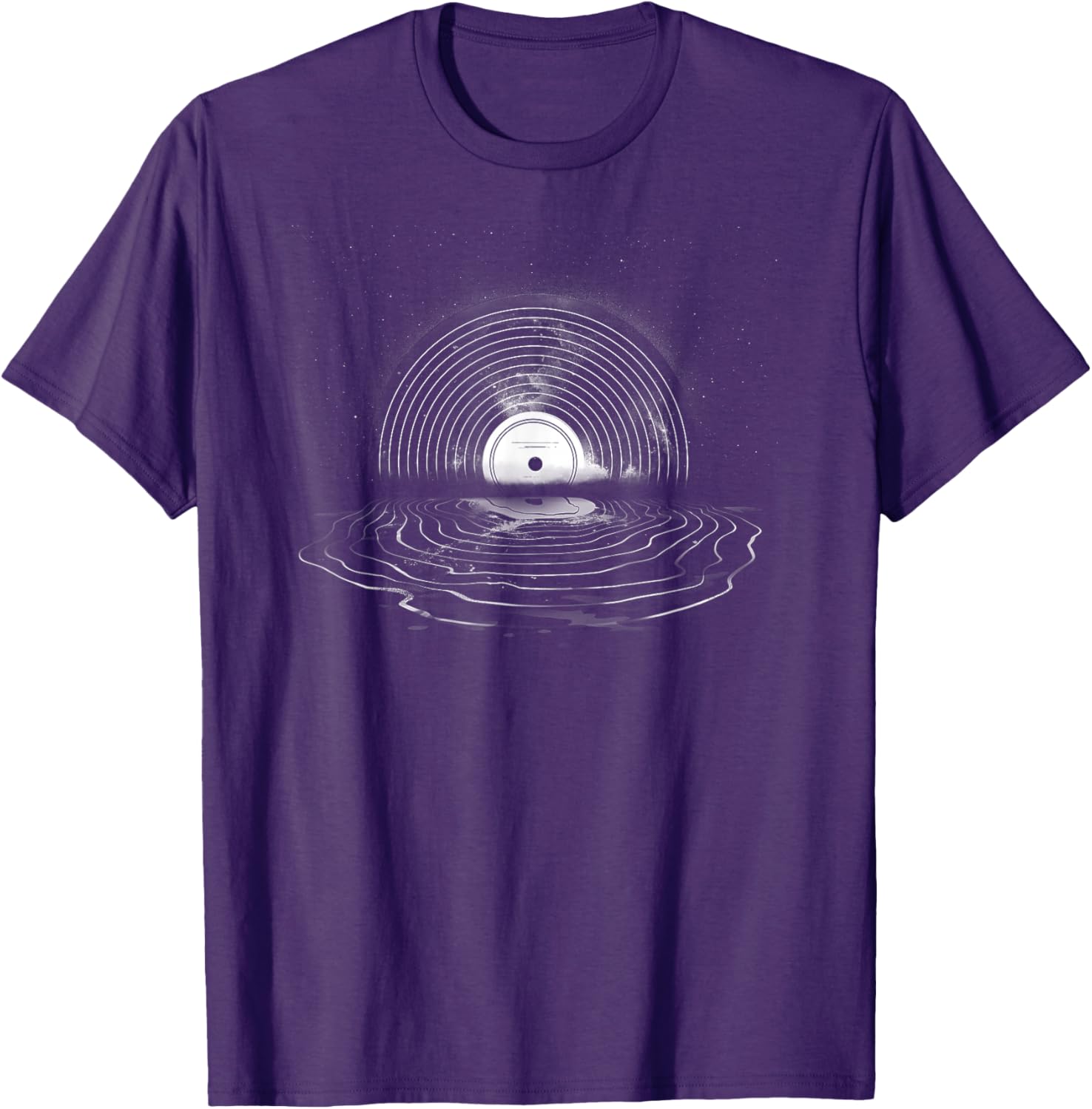 Vinyl Moon T-Shirt for Music Lovers - Perfect for Record Collectors - 4