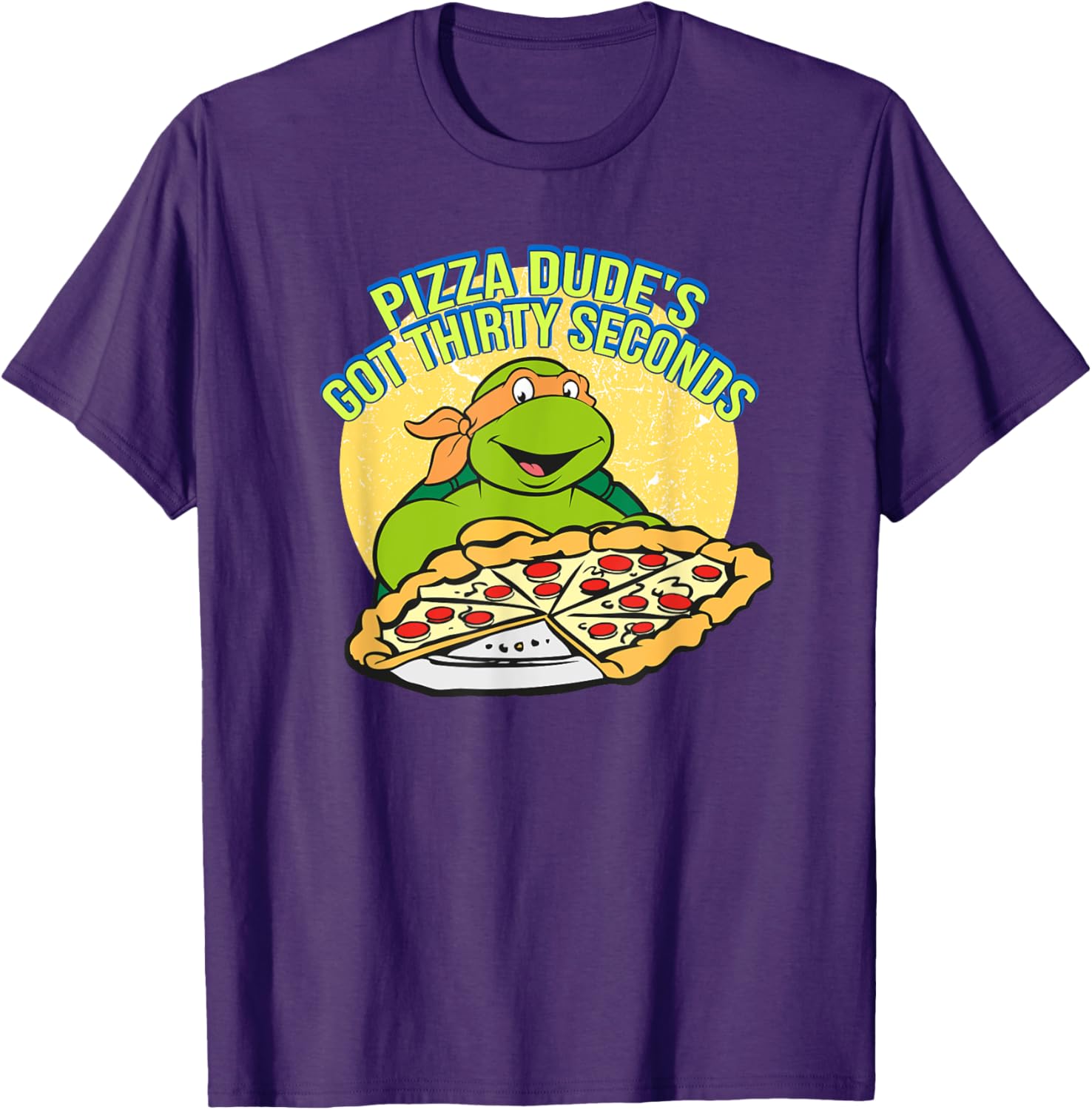 Mademark Teenage Mutant Ninja Turtles Michelangelo Pizza Dude T-Shirt - 15