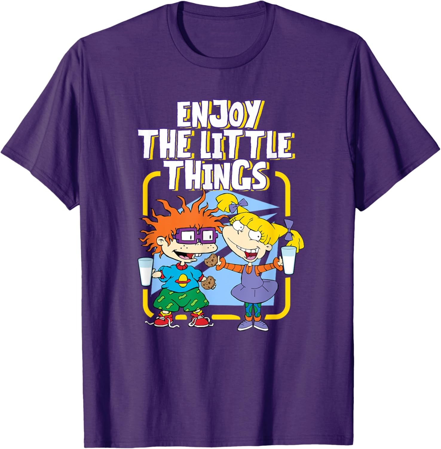 Mademark Rugrats Angelica & Chuckie Enjoy the Little Things T-Shirt - 4