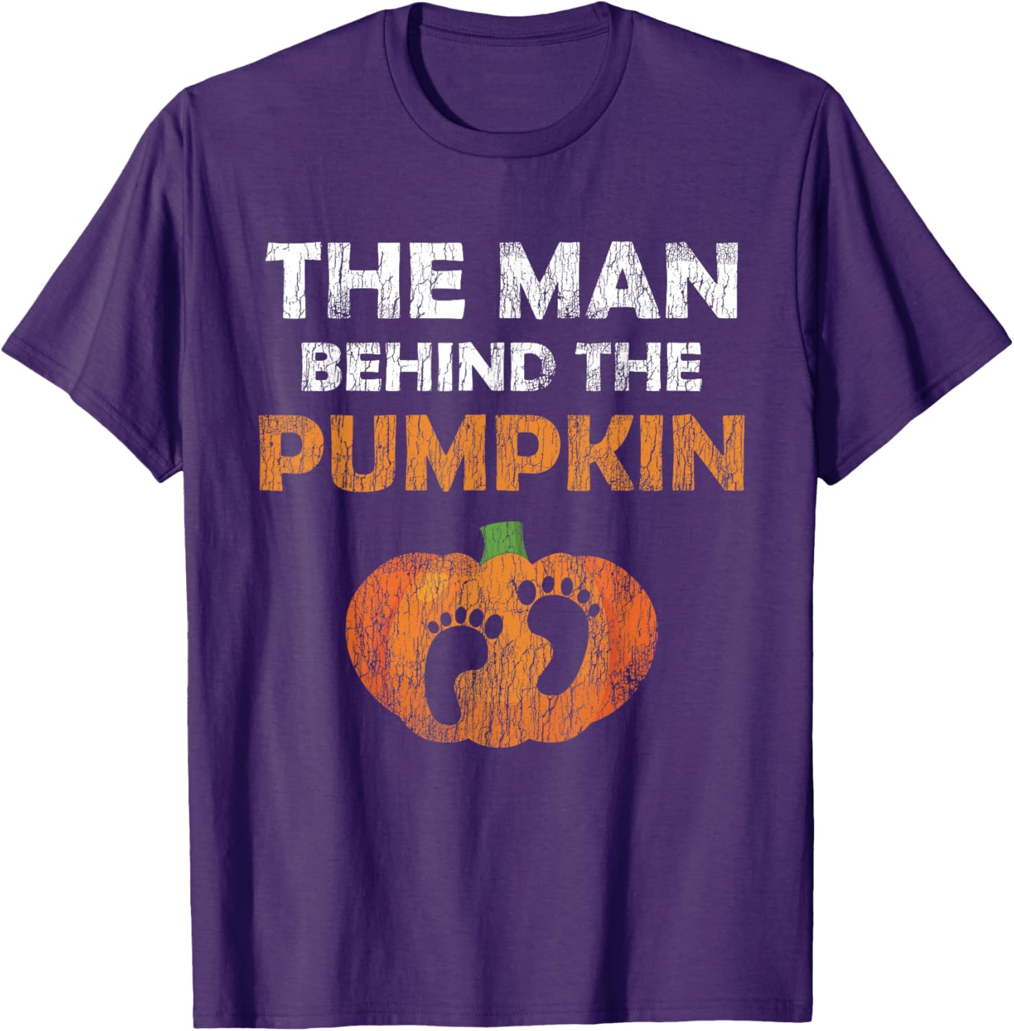 Expecting Dad Pregnant Thanksgiving Pumpkin T-Shirt for Family Celebrations - 4