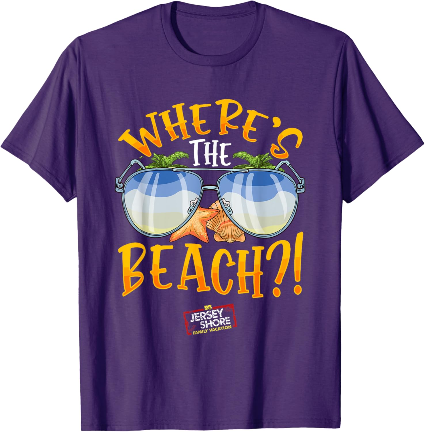 Mademark Jersey Shore Family Vacation Where's The Beach T-Shirt - 13
