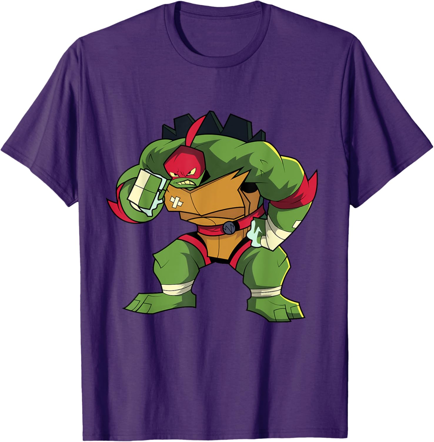 Mademark Teenage Mutant Ninja Turtles Raphael Wrestler T-Shirt for Fans - 2