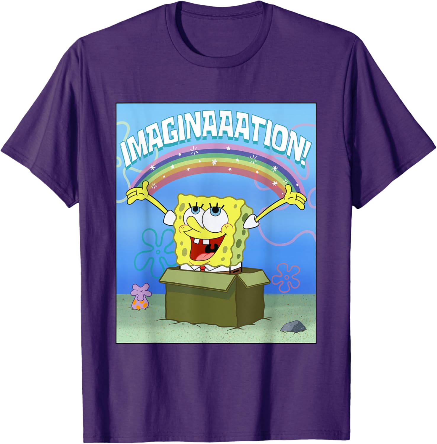 Mademark SpongeBob SquarePants Imaginaaation Box Funny T-Shirt for All Ages - 20