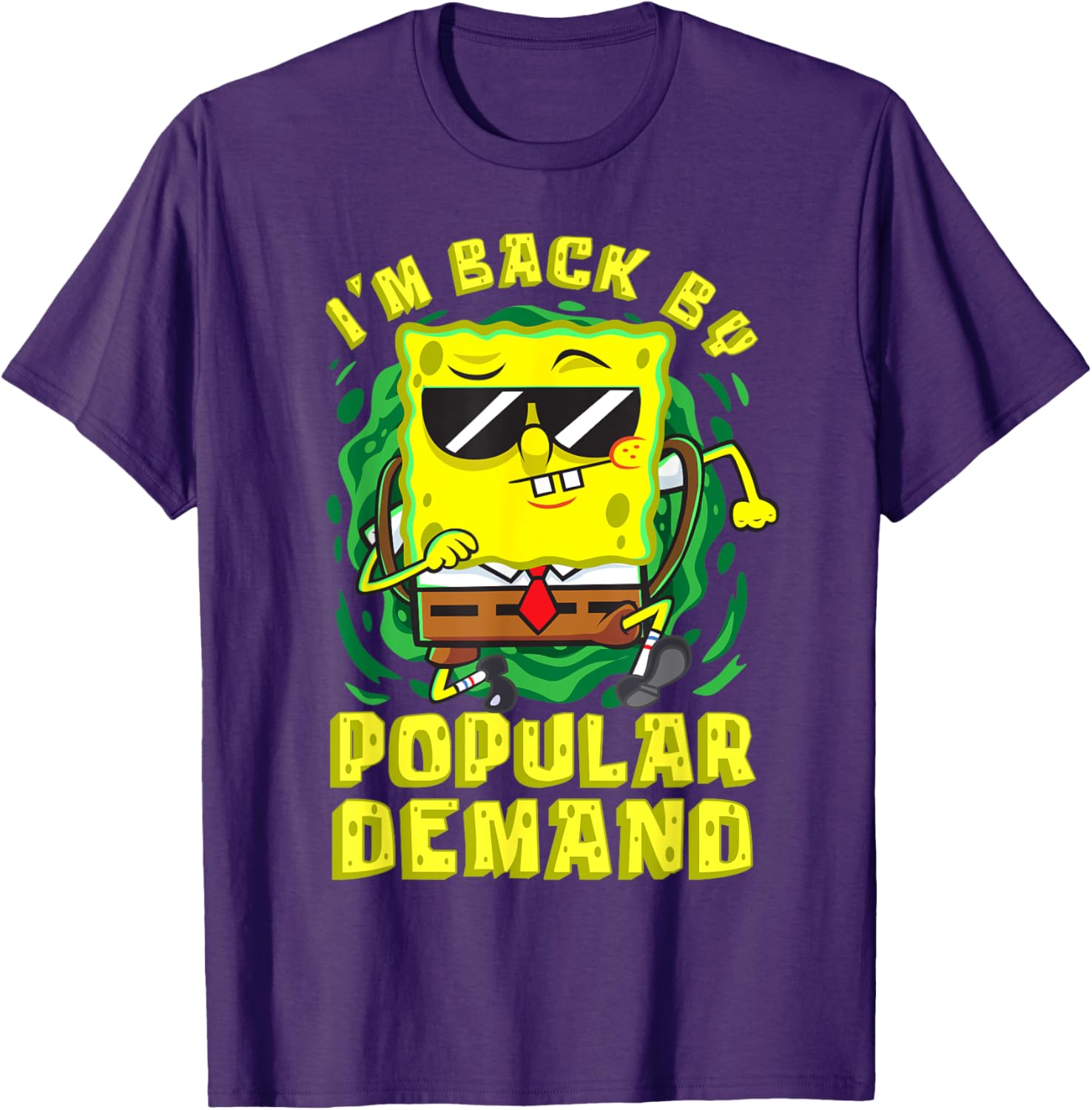 Mademark SpongeBob Im Back T-Shirt for School Fun Trending Apparel - 5