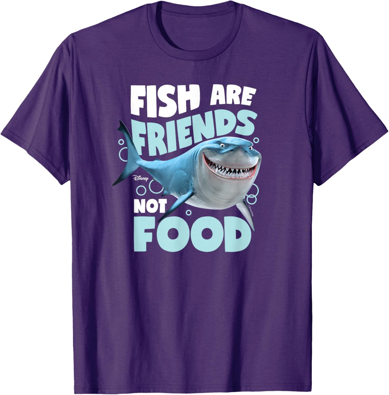 Finding Nemo Fish Are Friends Not Food T-Shirt for Fun Ocean Lovers - 8