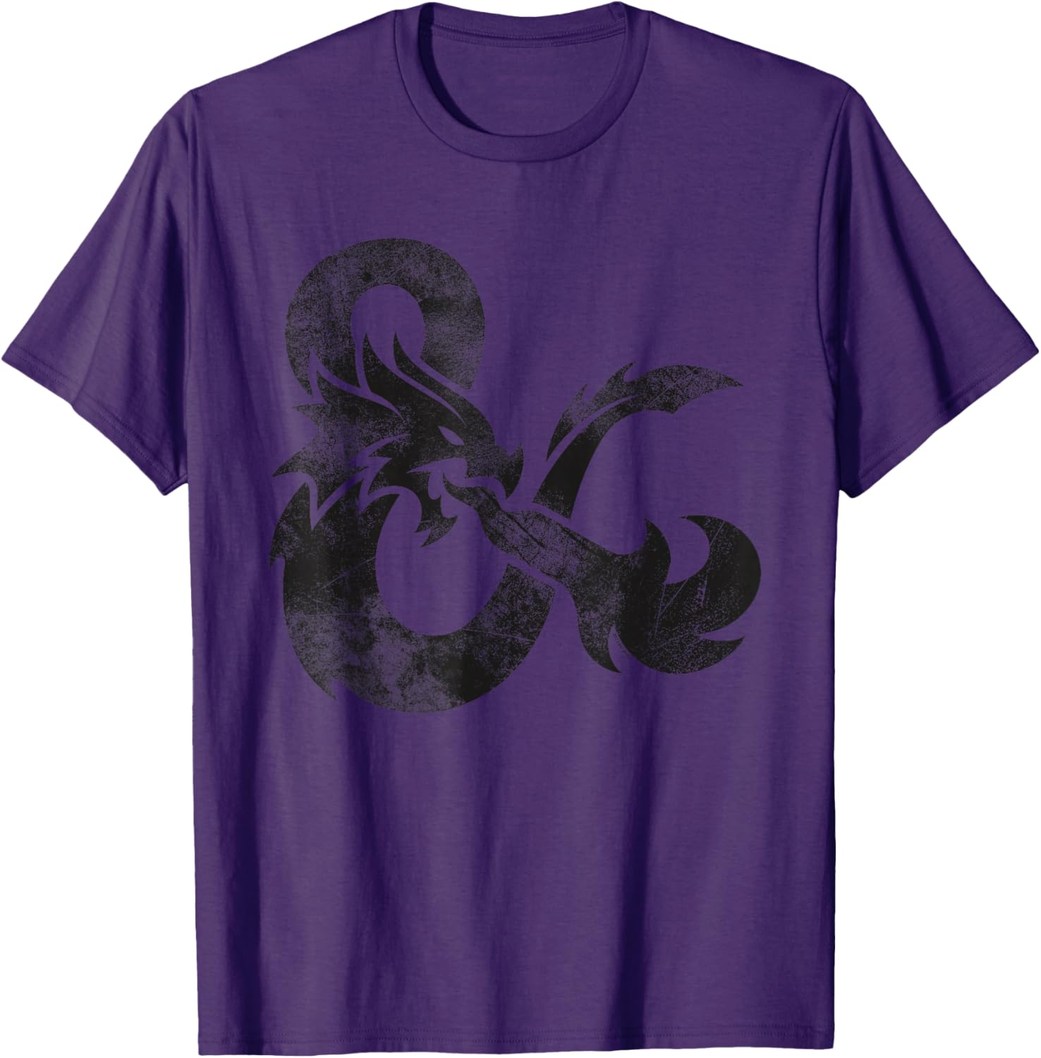 Dungeons and Dragons Distressed Ampersand Logo Tee for Fans - 7