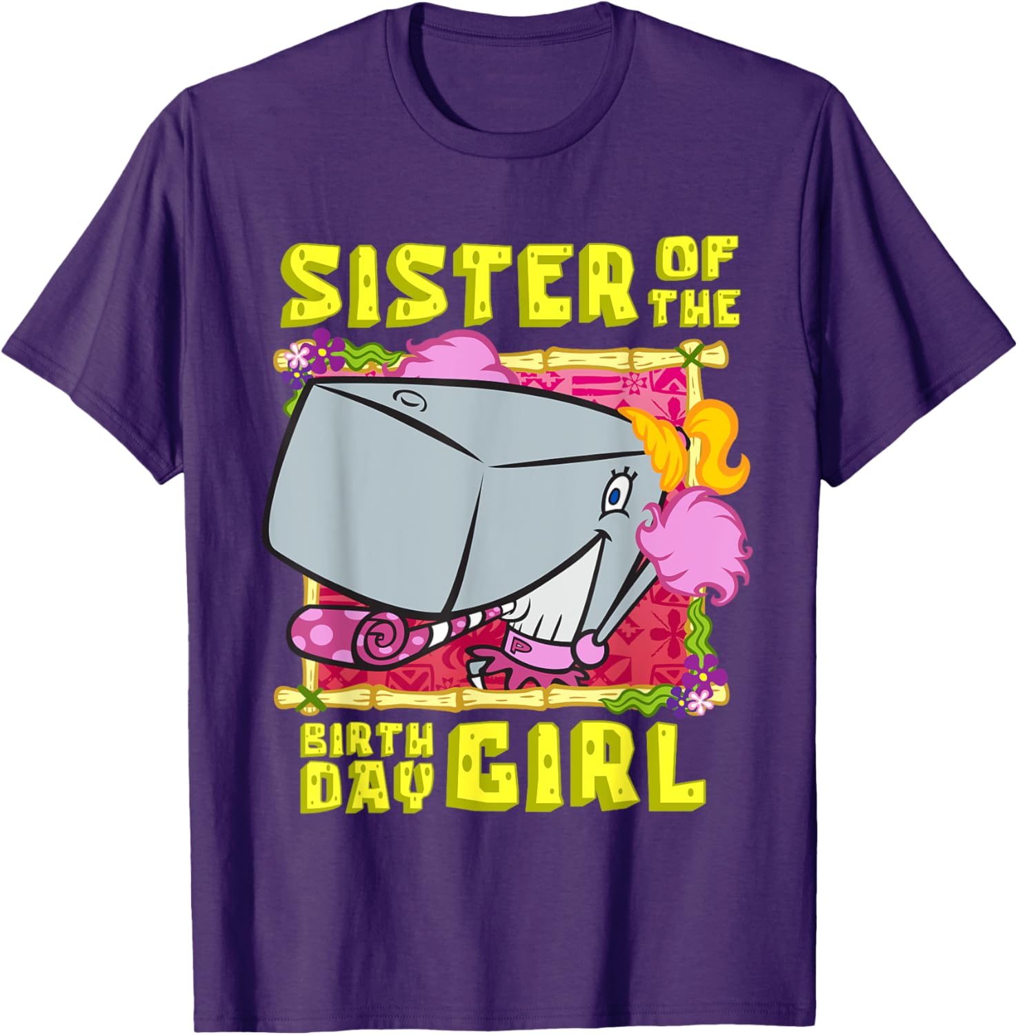 Mademark SpongeBob Pearl Sister Birthday Gift T-Shirt for Girls - 18