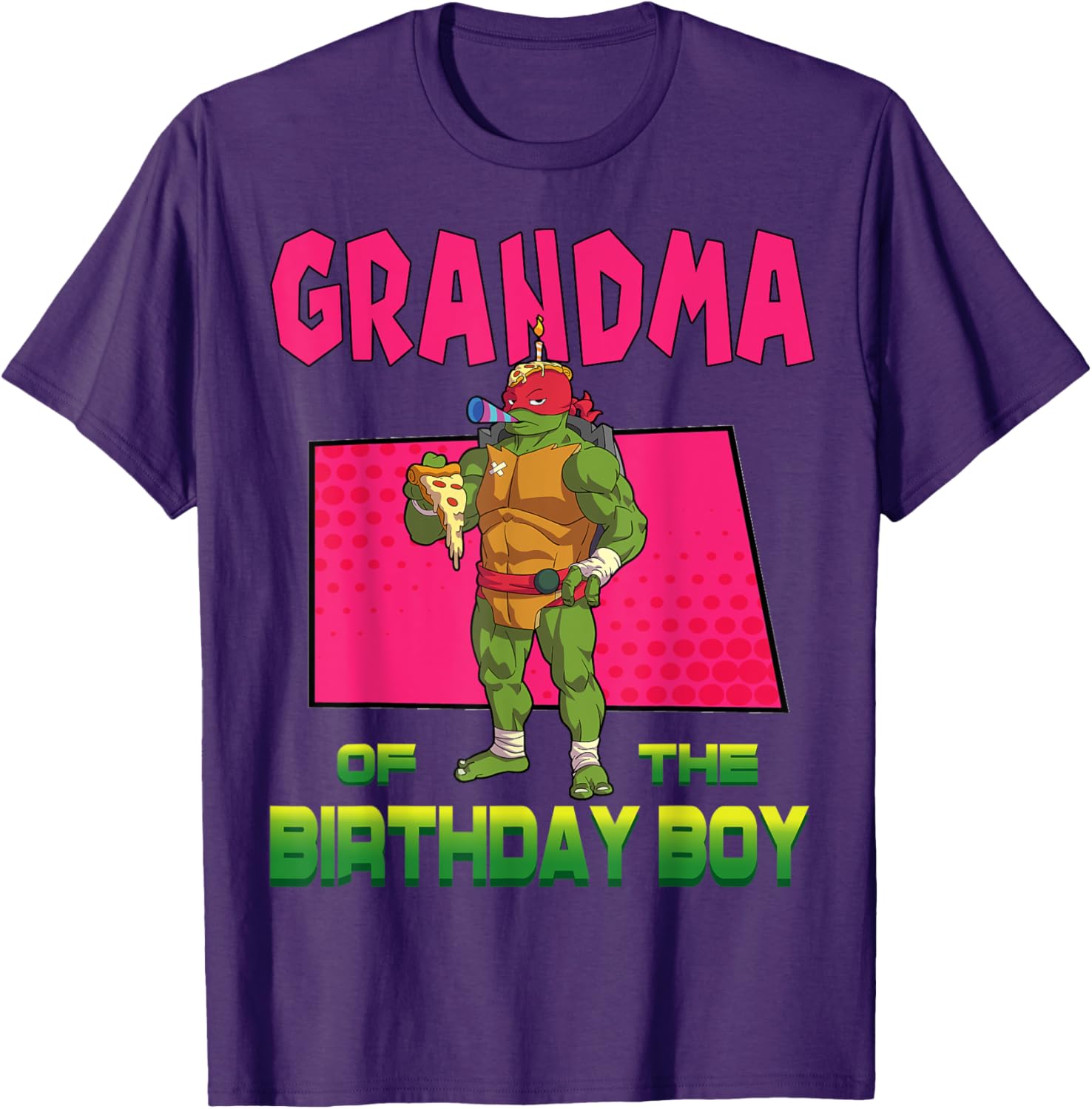 Mademark Raphael Birthday Boy Pizza Party T-Shirt for Kids - 11