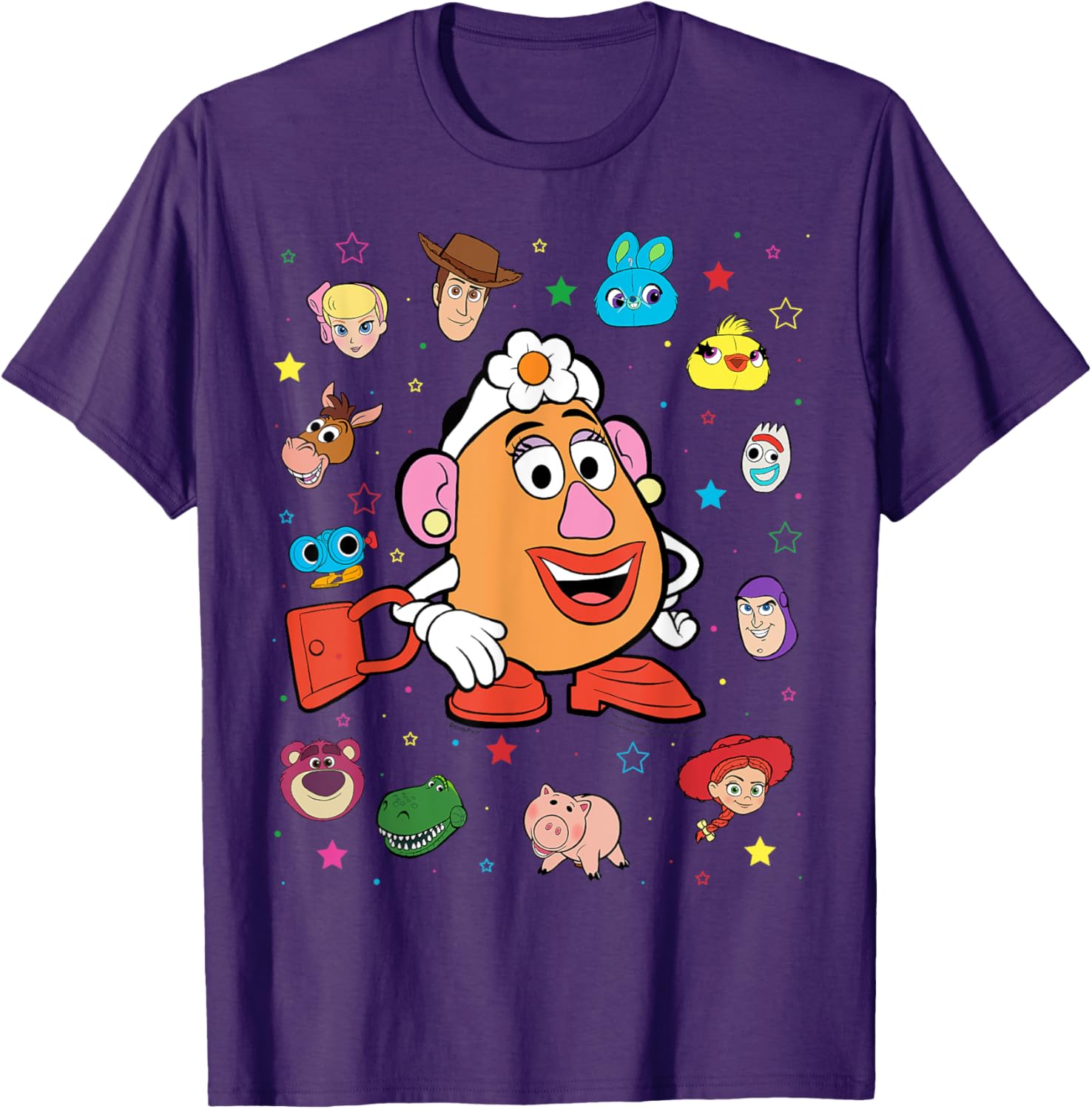 Fun Toy Story Mrs. Potato Head Costume T-Shirt for Kids and Adults - 1