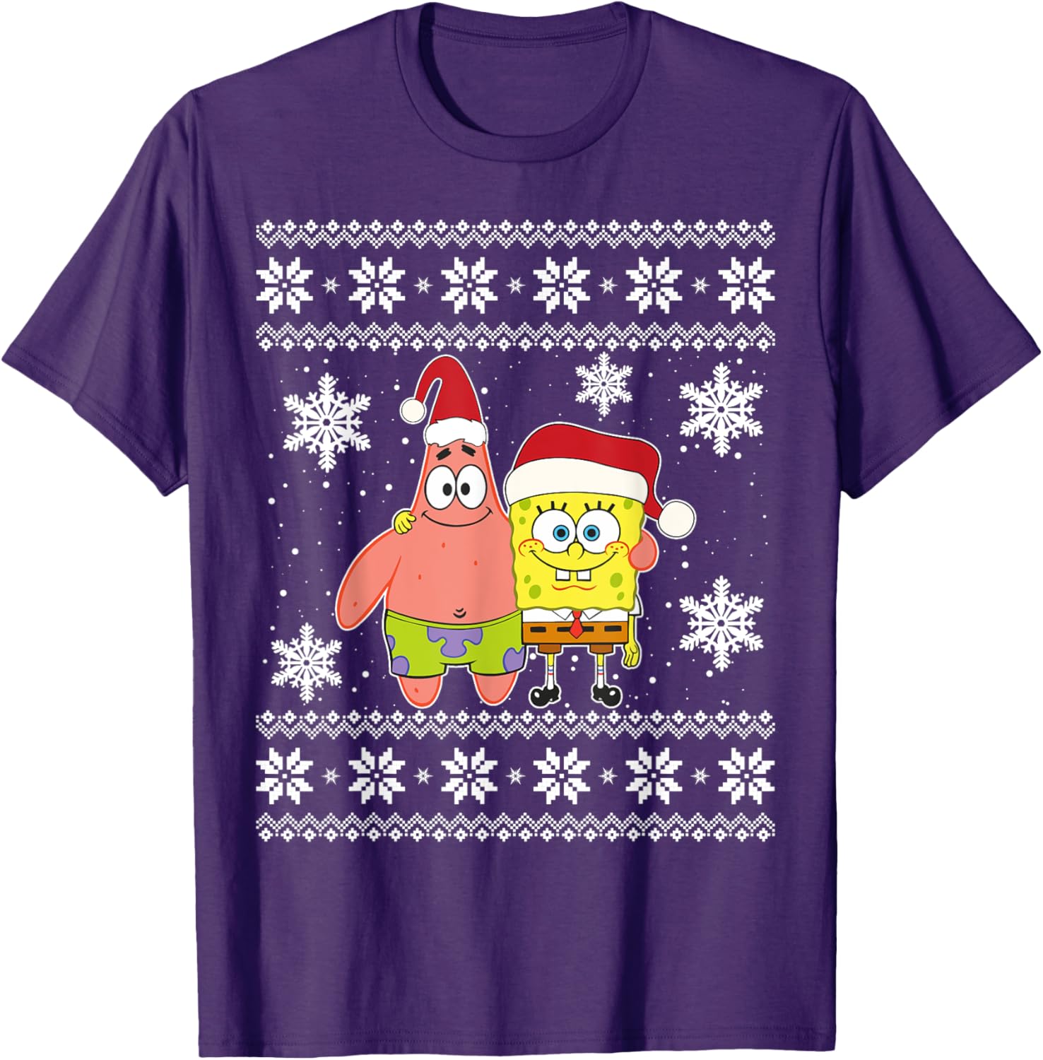 Mademark x SpongeBob SquarePants Best Friends Christmas Graphic T-Shirt - 4