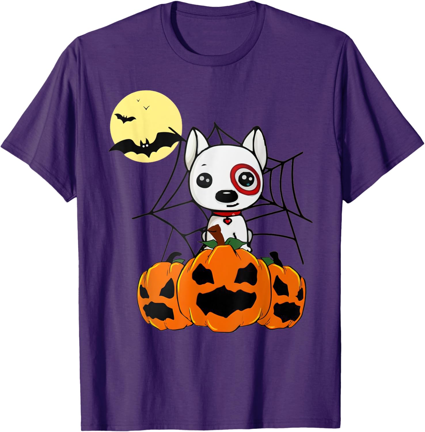 Halloween Bullseye Target Team Member Sticker T-Shirt for Fun Festivities - 1