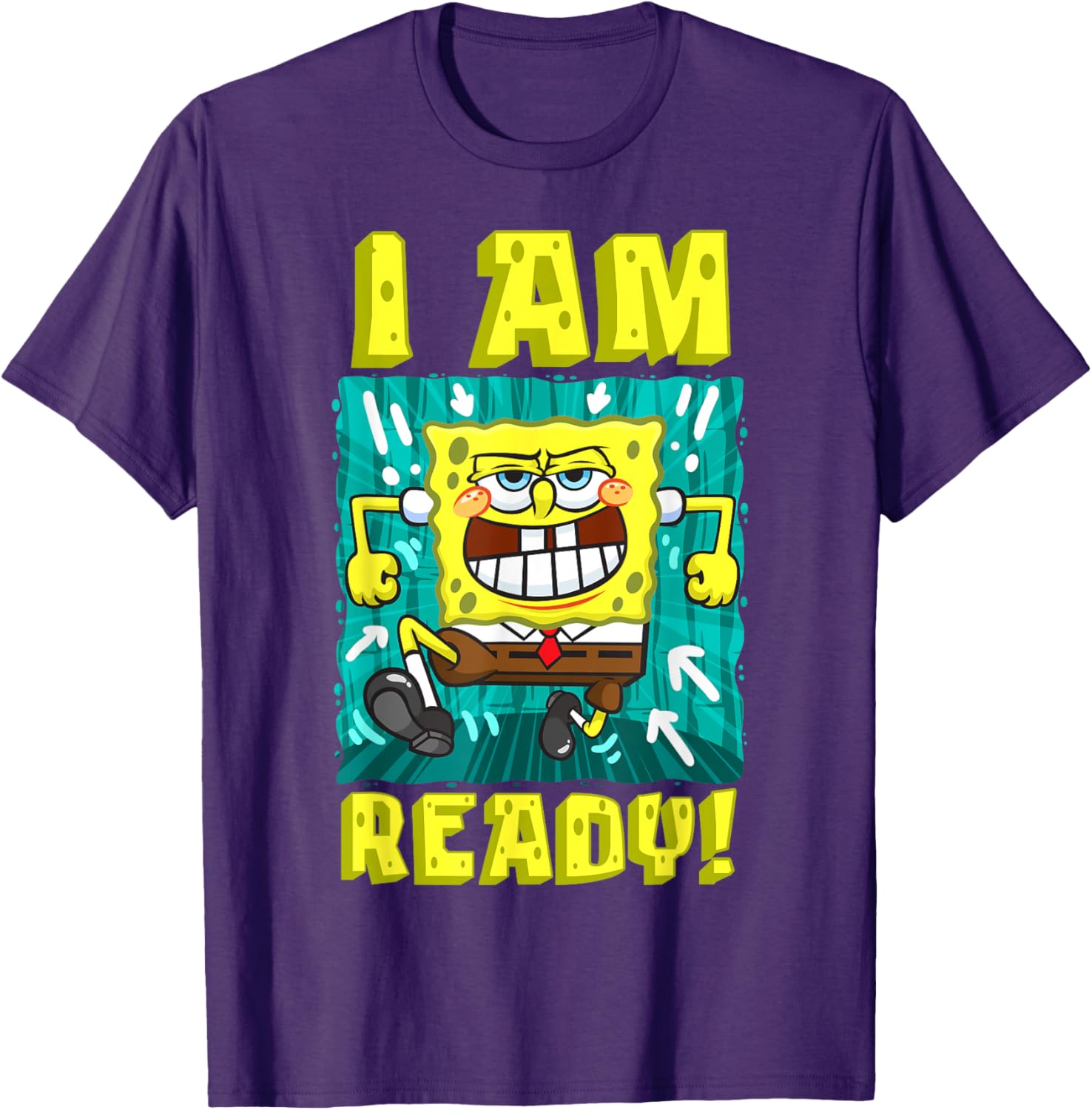 Mademark x SpongeBob SquarePants Funny Running T-Shirt for Kids - 10