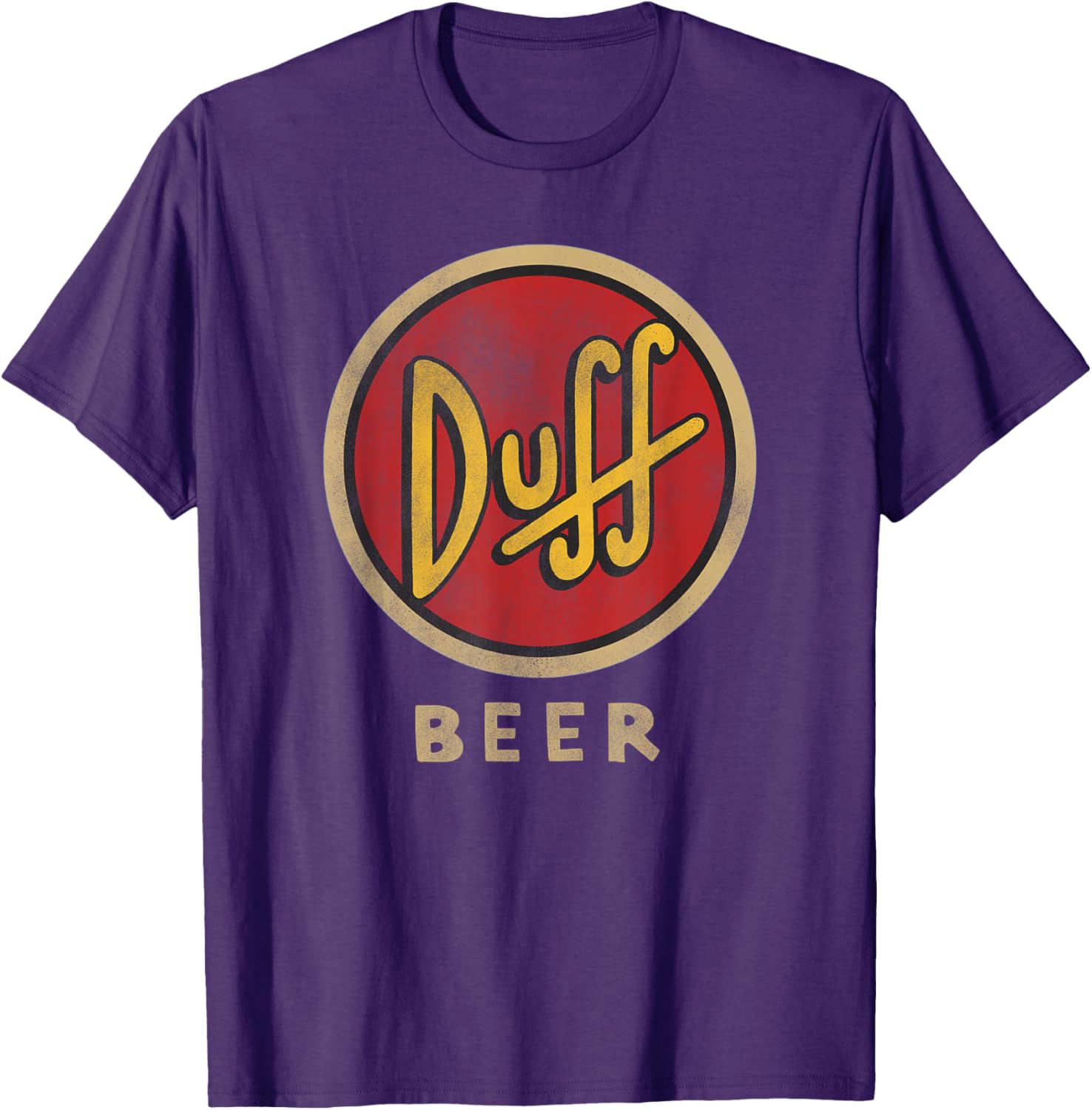 The Simpsons Duff Beer Circle Logo V2 T-Shirt for Fun Fans - 7