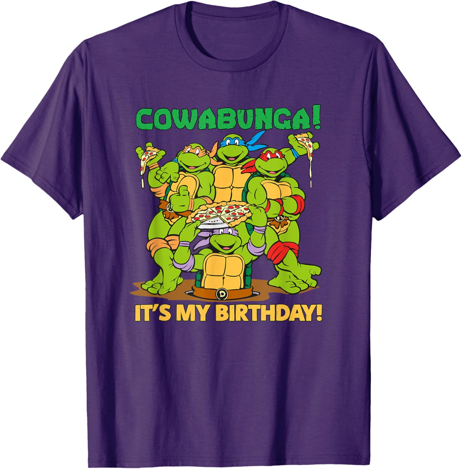 Mademark Teenage Mutant Ninja Turtles Birthday T-Shirt for Kids - 17