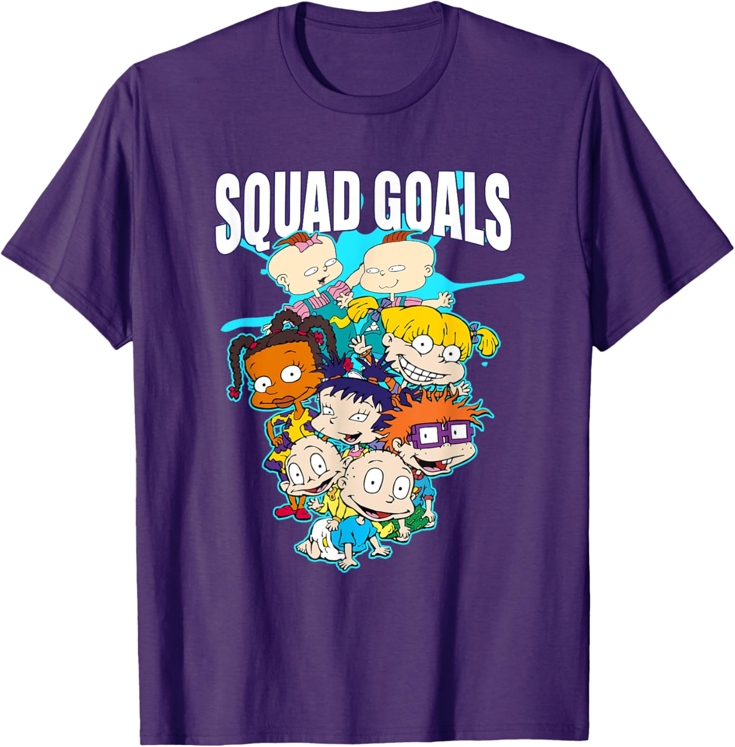 Mademark Rugrats Squad Goals T-Shirt for Fun Casual Outfits - 5