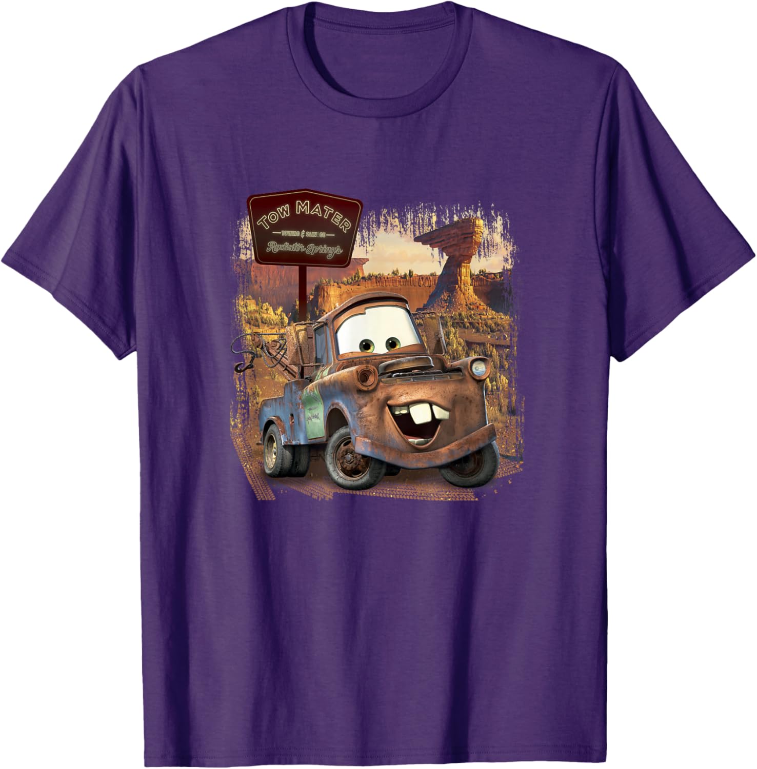 Disney Pixar Cars Tow Mater Radiator Springs T-Shirt for Kids and Adults - 4