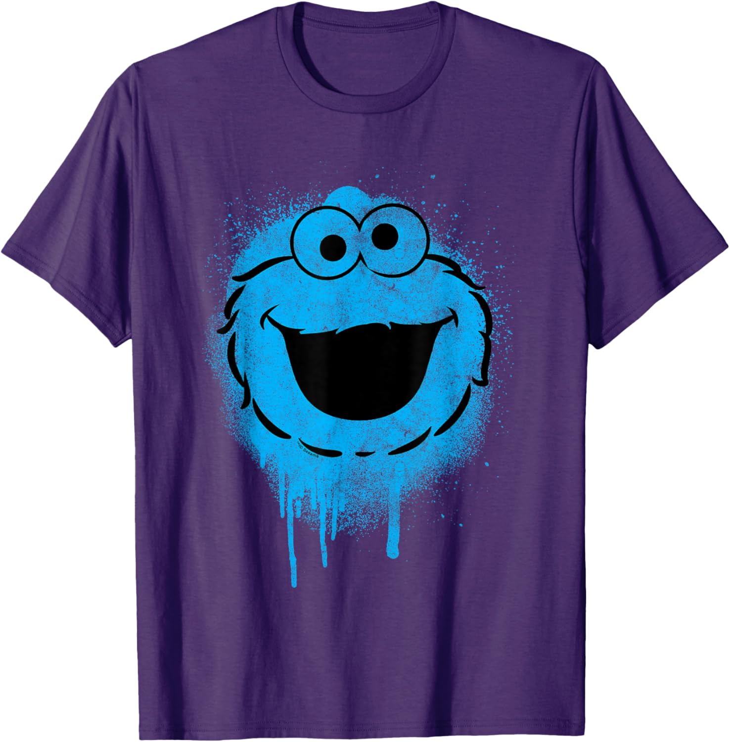 Sesame Street Cookie Monster Graffiti T-Shirt for Fun and Style - 4