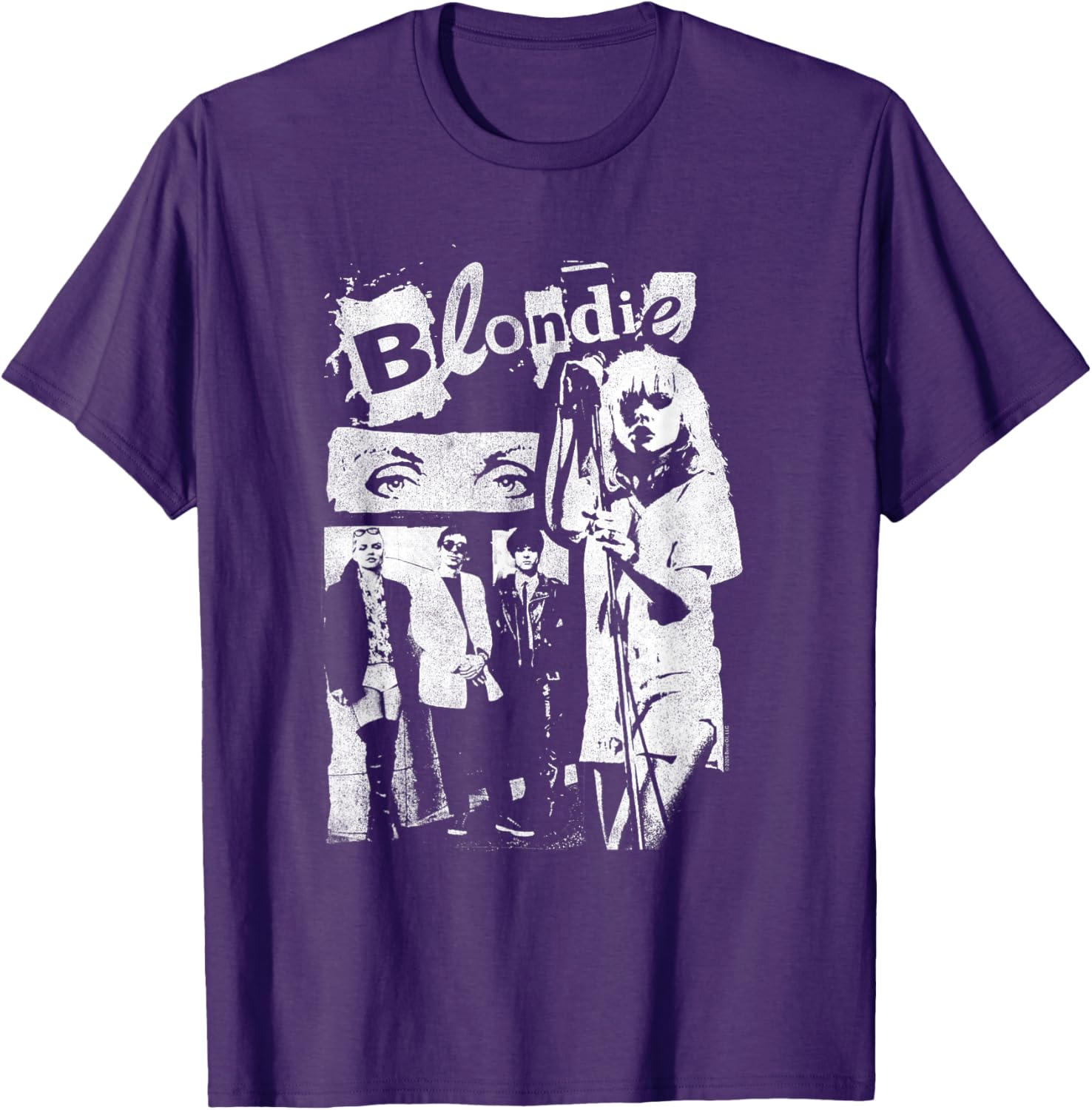 Blondie Punk Zine Collage Vintage Band T-Shirt for Trendy Music Lovers - 3