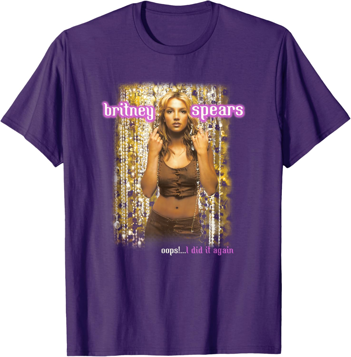 Britney Spears Oops I Did It Again Anniversary Tour Short Sleeve T-Shirt - 7