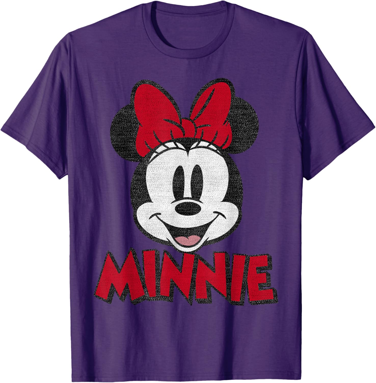 Classic Minnie Mouse Portrait T-Shirt for Disney Fans - Short Sleeve Style - 9